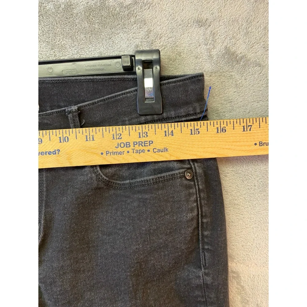 LOFT Outlet Modern Skinny Jeans Charcoal Black Denim Size 4